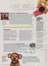 Better Homes & Gardens October 2013 Magazine Article: Thanks a lot: Pet costumes