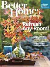Better Homes & Gardens October 2013 Magazine Cover