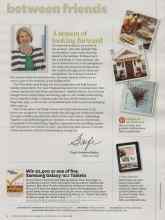 Better Homes & Gardens November 2013 Magazine Article: A season of looking forward