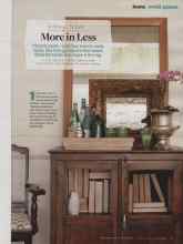 Better Homes & Gardens November 2013 Magazine Article: 10 things to love More in Less