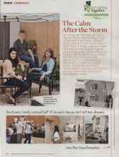 Better Homes & Gardens November 2013 Magazine Article: The Calm After the Storm