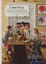 Better Homes & Gardens November 2013 Magazine Article: Color It Fun