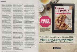 Better Homes & Gardens November 2013 Magazine Article: Page 182