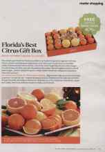 Better Homes & Gardens December 2013 Magazine Article: Florida's Best Citrus Gift Box
