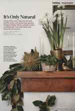 Better Homes & Gardens December 2013 Magazine Article: It's Only Natural