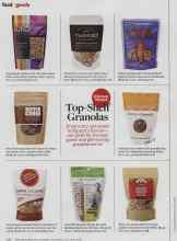 Better Homes & Gardens December 2013 Magazine Article: Kitchen Tested Top-Shelf Granolas