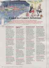 Better Homes & Gardens December 2013 Magazine Article: Coast-to-Coast Christmas