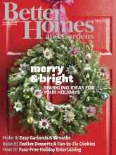 Better Homes & Gardens December 2013 Magazine Cover
