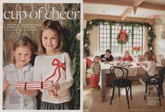 Better Homes & Gardens December 2013 Magazine Article: Cup of cheer