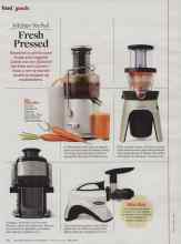 Better Homes & Gardens January 2014 Magazine Article: Kitchen tested Fresh Pressed