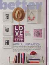 Better Homes & Gardens January 2014 Magazine Article: ARTFUL INSPIRATION