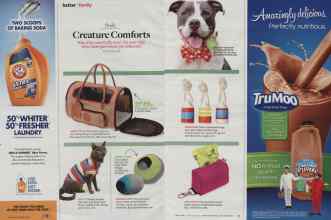 Better Homes & Gardens January 2014 Magazine Article: Finds Creature Comforts