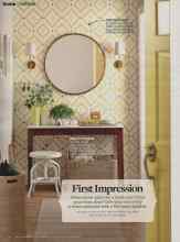 Better Homes & Gardens February 2014 Magazine Article: First Impression