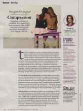 Better Homes & Gardens February 2014 Magazine Article: The good kid project Compassion