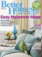 Better Homes & Gardens February 2014 Magazine Cover