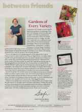 Better Homes & Gardens March 2014 Magazine Article: Gardens of Every Variety