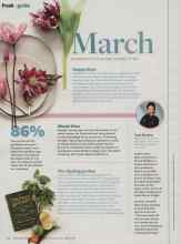 Better Homes & Gardens March 2014 Magazine Article: FRESH CRED