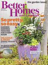 Better Homes & Gardens March 2014 Magazine Cover