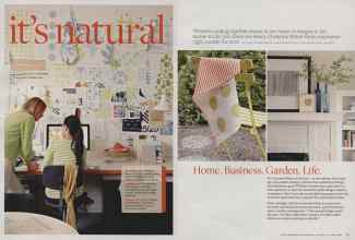 Better Homes & Gardens March 2014 Magazine Article: It's natural