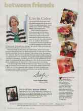 Better Homes & Gardens April 2014 Magazine Article: Live in Color
