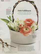 Better Homes & Gardens April 2014 Magazine Article: Dish Fulfillment