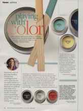 Better Homes & Gardens April 2014 Magazine Article: Playing with color