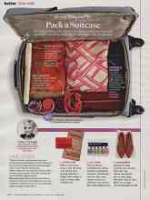 Better Homes & Gardens April 2014 Magazine Article: Do one thing better Pack a Suitcase