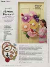 Better Homes & Gardens April 2014 Magazine Article: Get crafty Flowers Forward