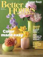 Better Homes & Gardens April 2014 Magazine Cover