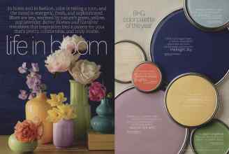 Better Homes & Gardens April 2014 Magazine Article: Life in bloom