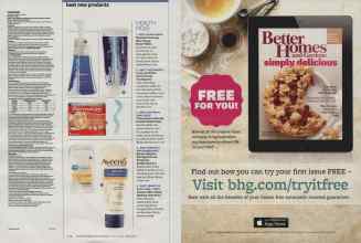Better Homes & Gardens April 2014 Magazine Article: Page 124