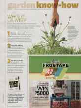 Better Homes & Gardens May 2014 Magazine Article: WEED IT OR WEEP