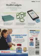 Better Homes & Gardens May 2014 Magazine Article: Fit tools Health Gadgets
