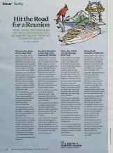 Better Homes & Gardens May 2014 Magazine Article: Hit the Road for a Reunion