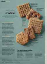 Better Homes & Gardens May 2014 Magazine Article: Healthy eating Crackers