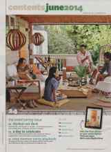 Better Homes & Gardens June 2014 Magazine Article: Page 1