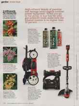 Better Homes & Gardens June 2014 Magazine Article: High-ethanol blends of gasoline can damage small-engine outdoor power equipment...