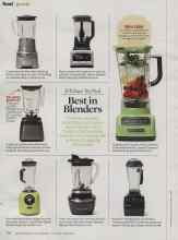 Better Homes & Gardens June 2014 Magazine Article: Best in Blenders