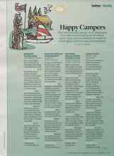 Better Homes & Gardens June 2014 Magazine Article: Happy Campers