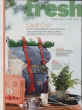 Better Homes & Gardens July 2014 Magazine Article: CAMP IT UP
