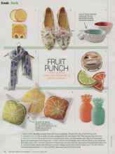 Better Homes & Gardens July 2014 Magazine Article: FRUIT PUNCH