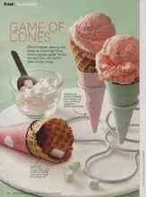 Better Homes & Gardens July 2014 Magazine Article: GAME OF CONES