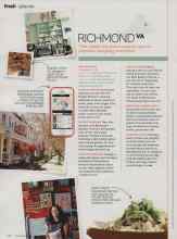 Better Homes & Gardens July 2014 Magazine Article: RICHMOND VA
