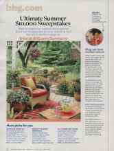 Better Homes & Gardens August 2014 Magazine Article: Ultimate Summer $10,000 Sweepstakes