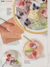 Better Homes & Gardens August 2014 Magazine Article: EASY, FREEZY
