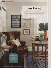 Better Homes & Gardens August 2014 Magazine Article: Fun House