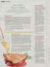 Better Homes & Gardens August 2014 Magazine Article: TASTY TRIPS