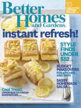 Better Homes & Gardens August 2014 Magazine Cover