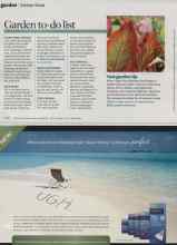 Better Homes & Gardens September 2014 Magazine Article: Garden to-do list