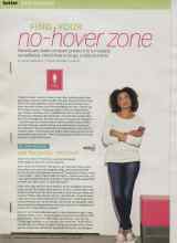 Better Homes & Gardens September 2014 Magazine Article: FIND YOUR no-hover zone